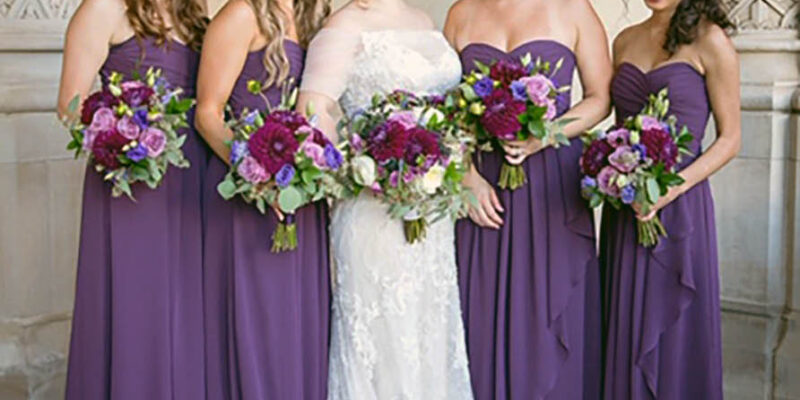 Grove Park Inn Wedding Event in Purple