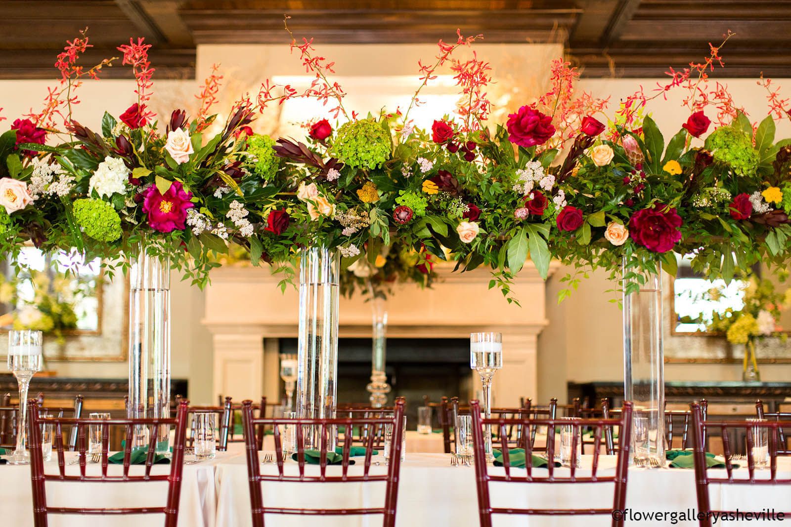 Wedding Event in Asheville with Flowers from FGA